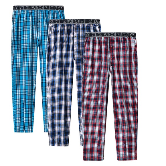 Underwear & Socks Nwt 3pair Mens Pajama Pants Cotton Pajama Bottoms